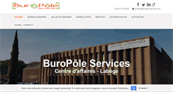 Desktop Screenshot of buropole-services.com